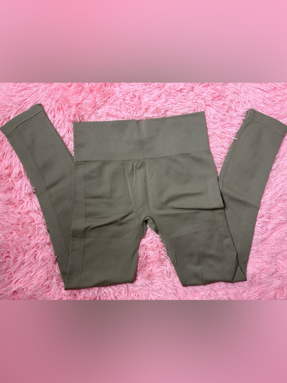 NWT Grey Ribbed Leggings